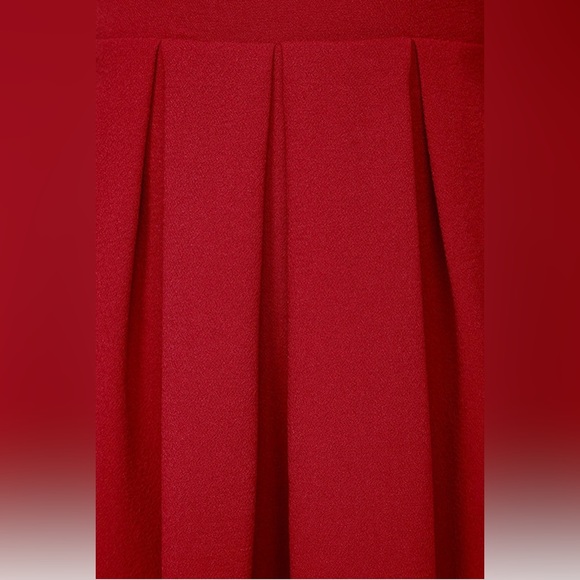 NWT Lulu’s Test Drive Sleeveless Wine Red Pleated Skater Mini Dress Back Cutouts - Picture 11 of 12